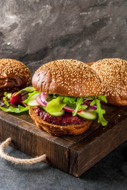 Sağlıklı vejetaryen Burger