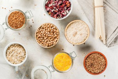 Glutensiz ürünler, Hububat Ürünleri yelpazesi: xanthan sakız. buckwhe