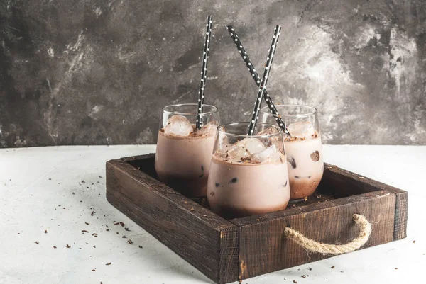 Iced chocolate drink — Stock Photo, Image