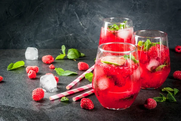 Raspberry mojito limonade — Stockfoto