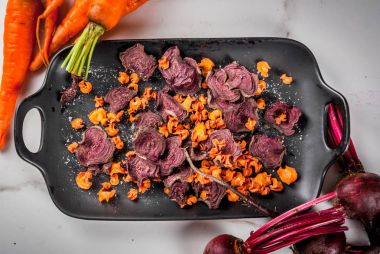 Ev yapımı sebzeli cips