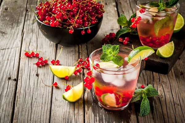 Mojito di ribes rosso — Foto Stock