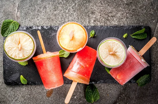 Hemmagjord cocktail popsicles — Stockfoto