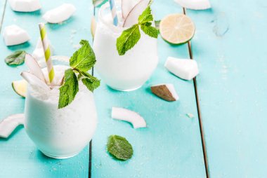 Donmuş Hindistan cevizi mojito