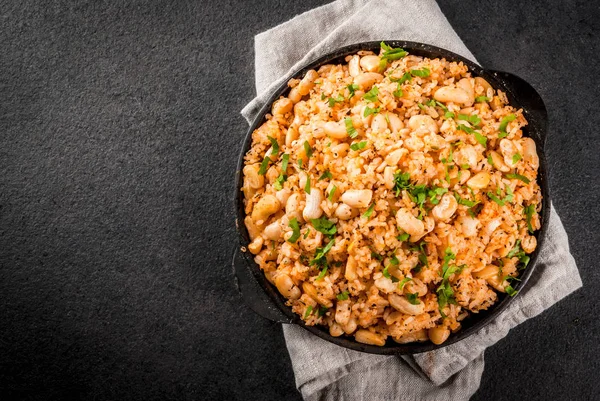 Bowl Mexicano de Arroz y Frijoles —  Fotos de Stock