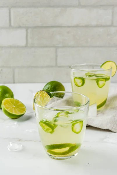 Limão fresco e Jalapeno Margarita — Fotografia de Stock