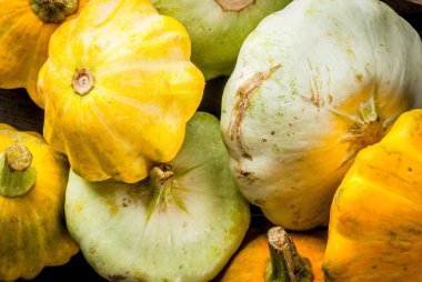 Ham çiftlik squash patty pan