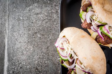 Bao ekmeği sandviç