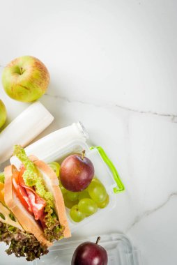 Sağlıklı okul beslenme çantası