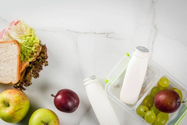 Sağlıklı okul beslenme çantası