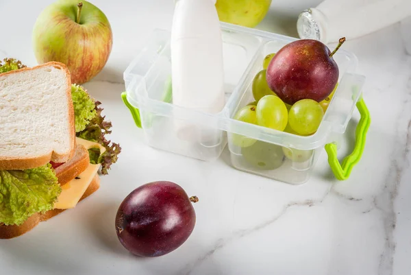 Sağlıklı okul beslenme çantası