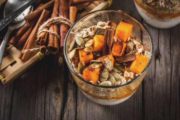 Kabak pasta gecede yulaf ezmesi