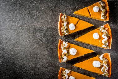 Baharatlı kabak pasta ve tartlets