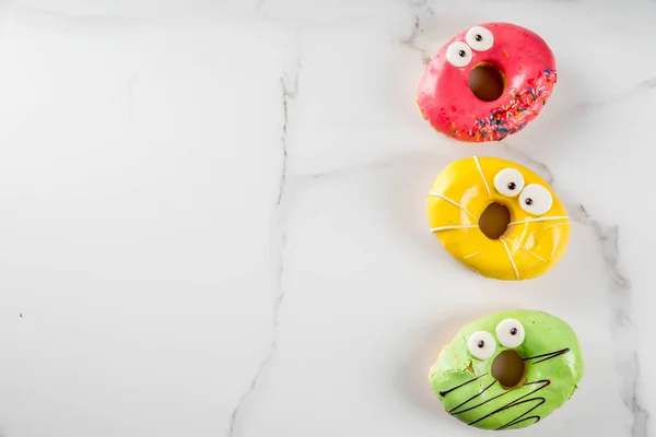 Donuts monstruos para Halloween — Foto de Stock