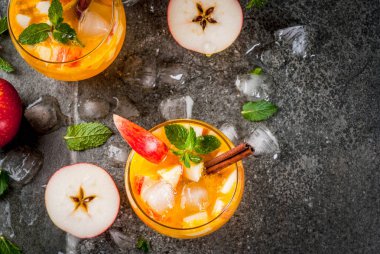 Elma elma şarabı mojito