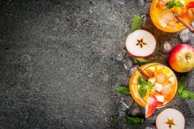 Elma elma şarabı mojito