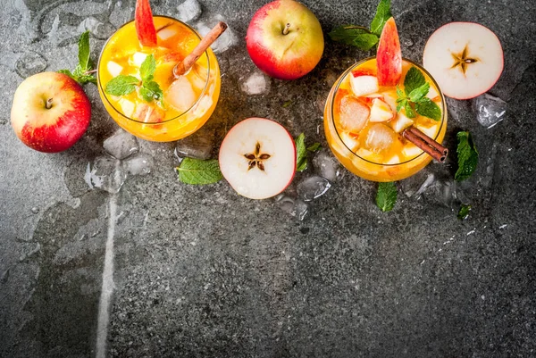 Elma elma şarabı mojito