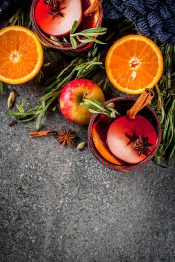 Sıcak kış mulled şarap