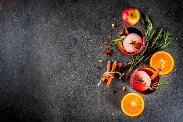 Sıcak kış mulled şarap