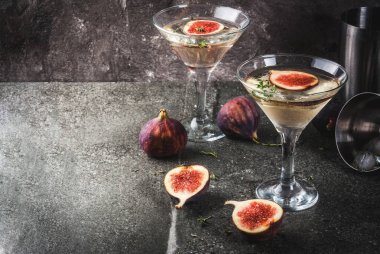 İncir ve kekik martini