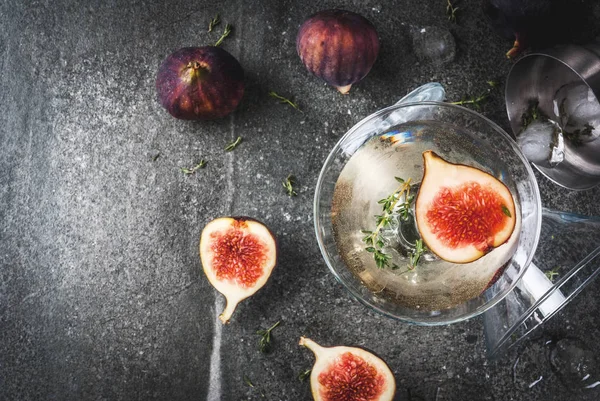 İncir ve kekik martini