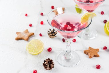 Festival kızılcık martini