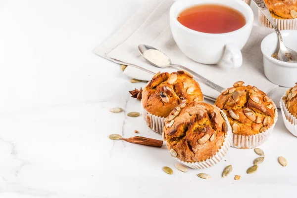 Muffins de calabaza saludables — Foto de Stock