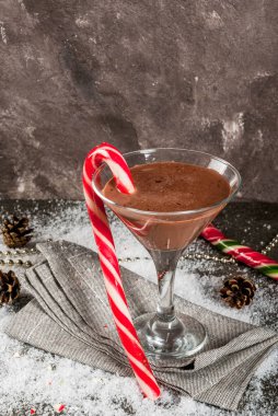 Peppermint mocha martini