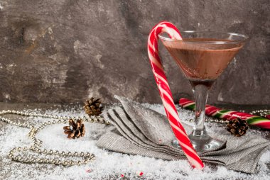 Peppermint mocha martini