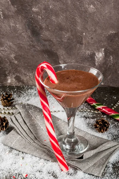 Peppermint mocha martini
