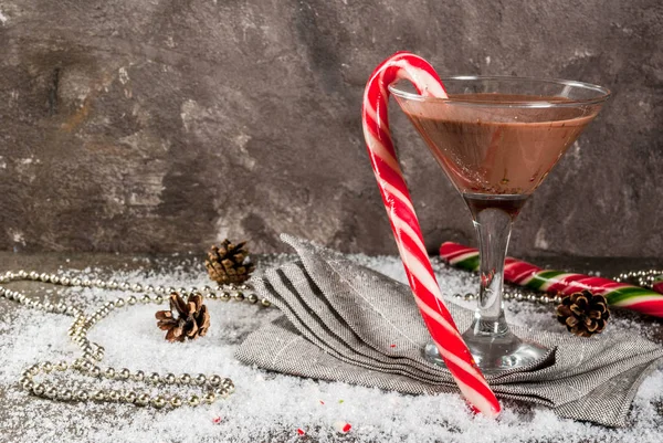 Peppermint mocha martini