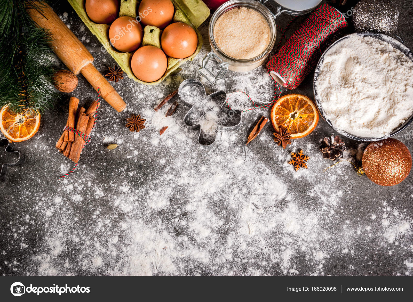 Christmas, New Year holiday cooking background. Ingredients, spi Stock  Photo by ©unixx.0.gmail.com 166920098