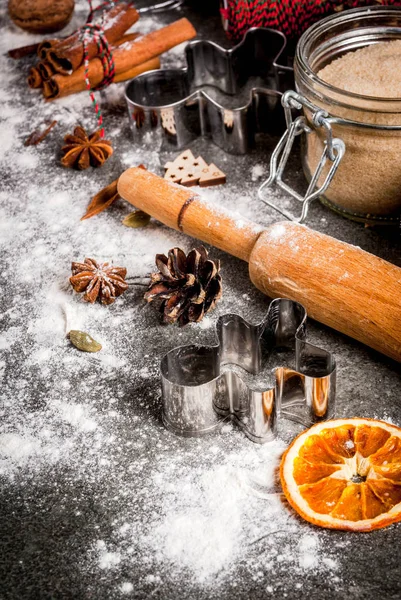 Christmas, New Year holiday cooking background. Ingredients, spi Stock  Photo by ©unixx.0.gmail.com 166920436