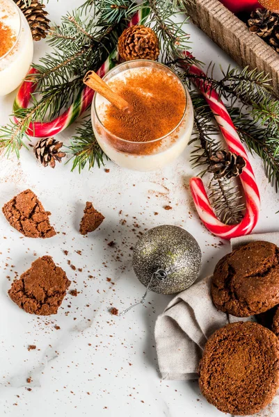 크리스마스 초콜릿 주름 쿠키 — 스톡 사진