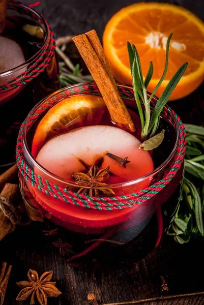 Sıcak kış mulled şarap