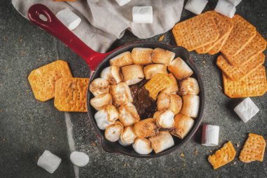 Kapalı smores, Smores DIP pişmiş