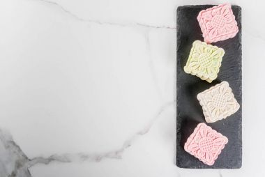 Asya, Japanian gıda, geleneksel tatlı tatlı Hayır çok renkli