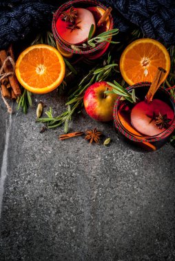 Sıcak kış mulled şarap