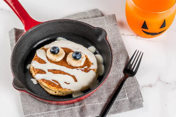 Pancake lucu untuk Halloween — Stok Foto