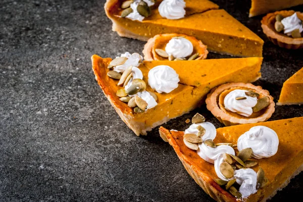 Baharatlı kabak pasta ve tartlets