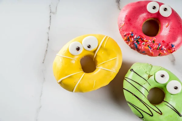 Donuts monstruos para Halloween — Foto de Stock