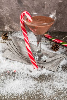 Peppermint mocha martini