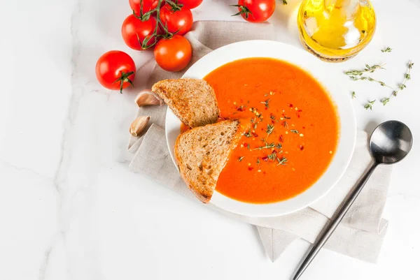 Tomatencremesuppe — Stockfoto