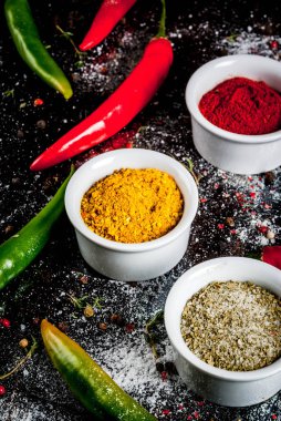 Çeşitli baharat ve baharat