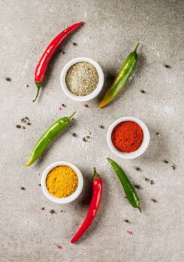 Çeşitli baharat ve baharat