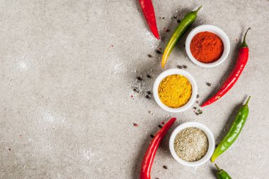 Çeşitli baharat ve baharat