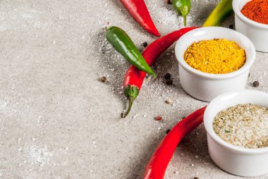 Çeşitli baharat ve baharat