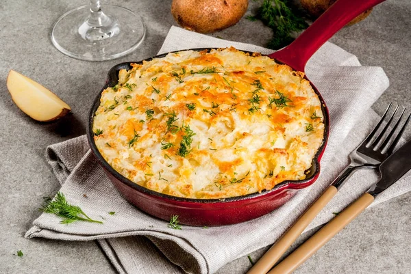 Torta del pastore di padella — Foto Stock