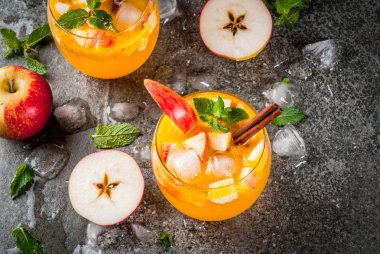 Elma elma şarabı mojito