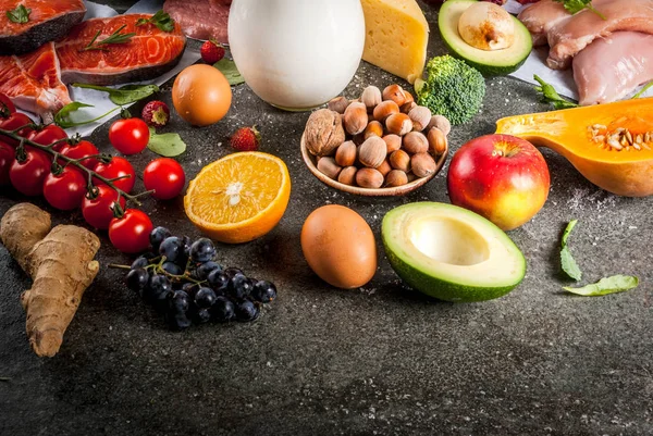 Zdravé organické potraviny — Stock fotografie